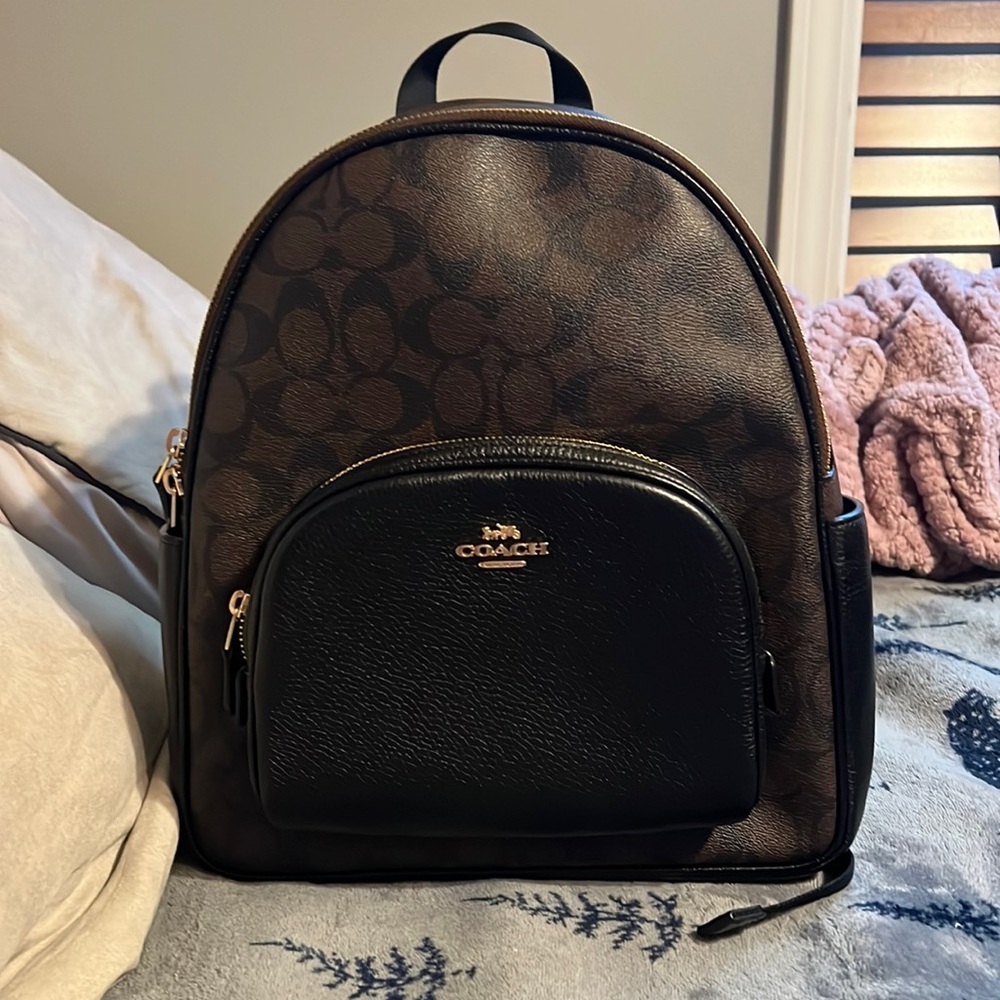 Coach Court Backpack In Signature Canvas